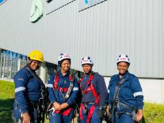 Chuma Lugogwana, Lungelwa Magobiyana, Simanyene Blouw and Siyamthanda Ngculu.