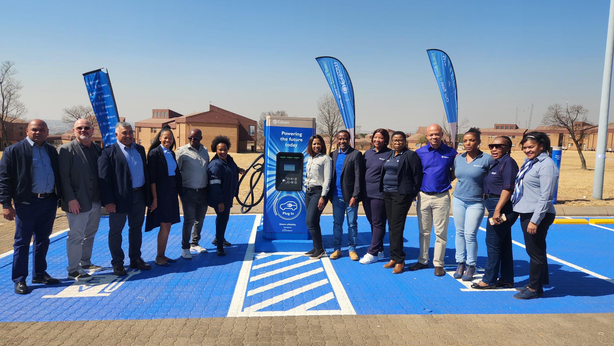 Eskom launches pilot EV charging infrastructure